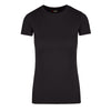 Ladies American Style T-shirt Black Front