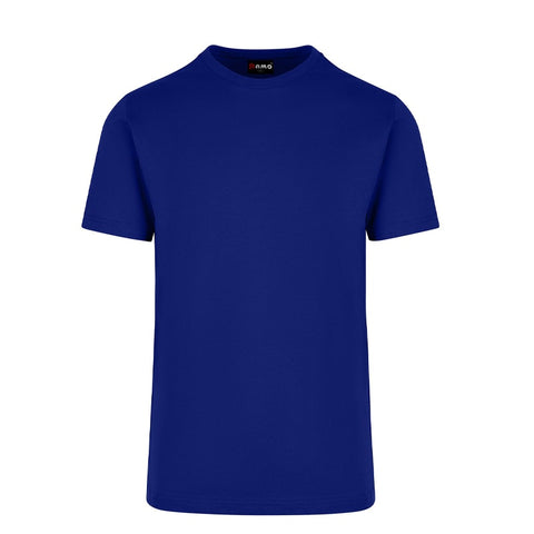 Mens Cotton Round Tees Premiers Dark Royal Front View
