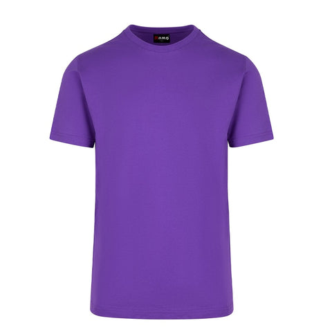 Mens Cotton Round Tees End of Season Grape Front View