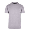 Mens American Style T-shirts Grey Marle Front