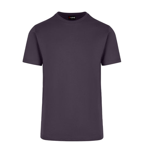 Mens Cotton Round Tees Premiers New Charcoal Front View