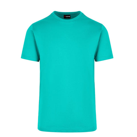 Mens Cotton Round Tees Premiers Fruit Green Front View