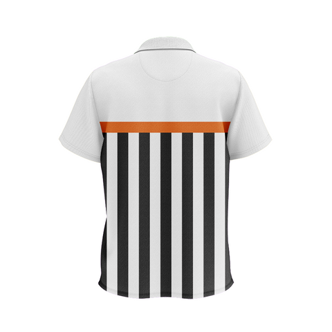 Design Your Own Custom Officials Basketball Marquee Polo Back View