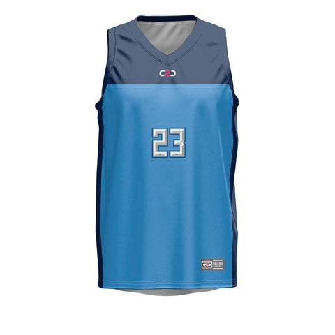 Dream Basketball Singlet Sky/Navy