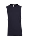 Muscle Tee Mens Navy Front
