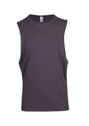 Muscle Tee Mens Charcoal Front