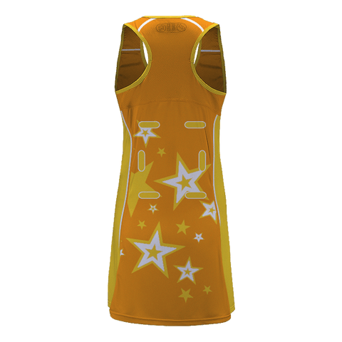 Custom Unstoppable Netball Dress 103 Back View