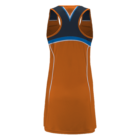 Custom Unstoppable Netball Dress 114 Back View