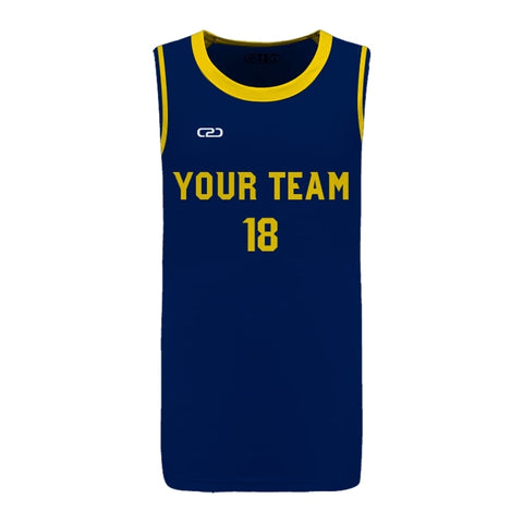 Custom PACERS Icon HP Split Basketball Singlet Front View