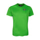 Trainee Basketball Referee Shirt Adults Pea Green Front View