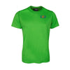 Trainee Basketball Referee Shirt Kids Pea Green Front View