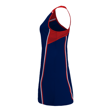 Custom Unstoppable Netball Dress 101 Side View