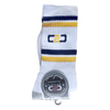 C2C Crew Socks White/Gold/Navy